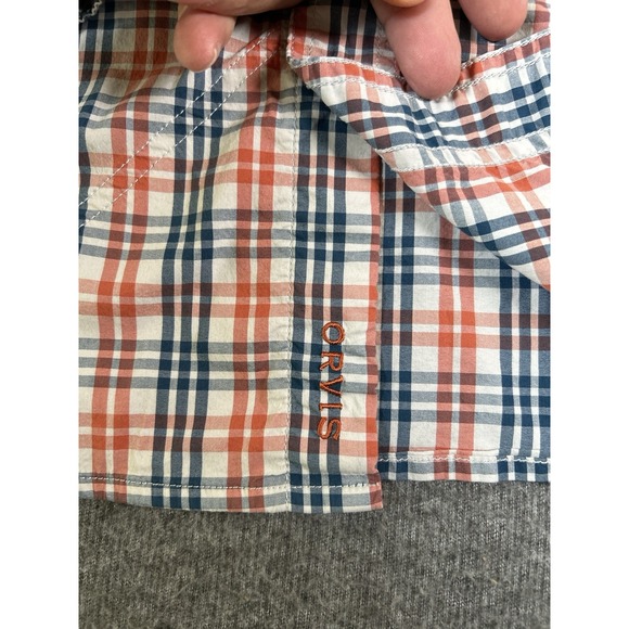 Orvis Active Fit Men's Size 2XL Plaid Multicolor LS Fishing Button Down Shirt - Picture 5 of 10